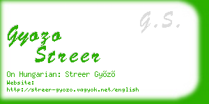 gyozo streer business card